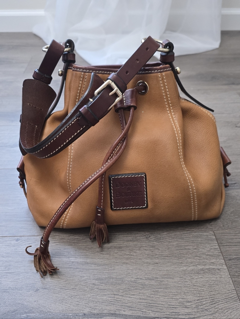 Dooney & Bourke Florentine Hattie Leather Drawstring Bag